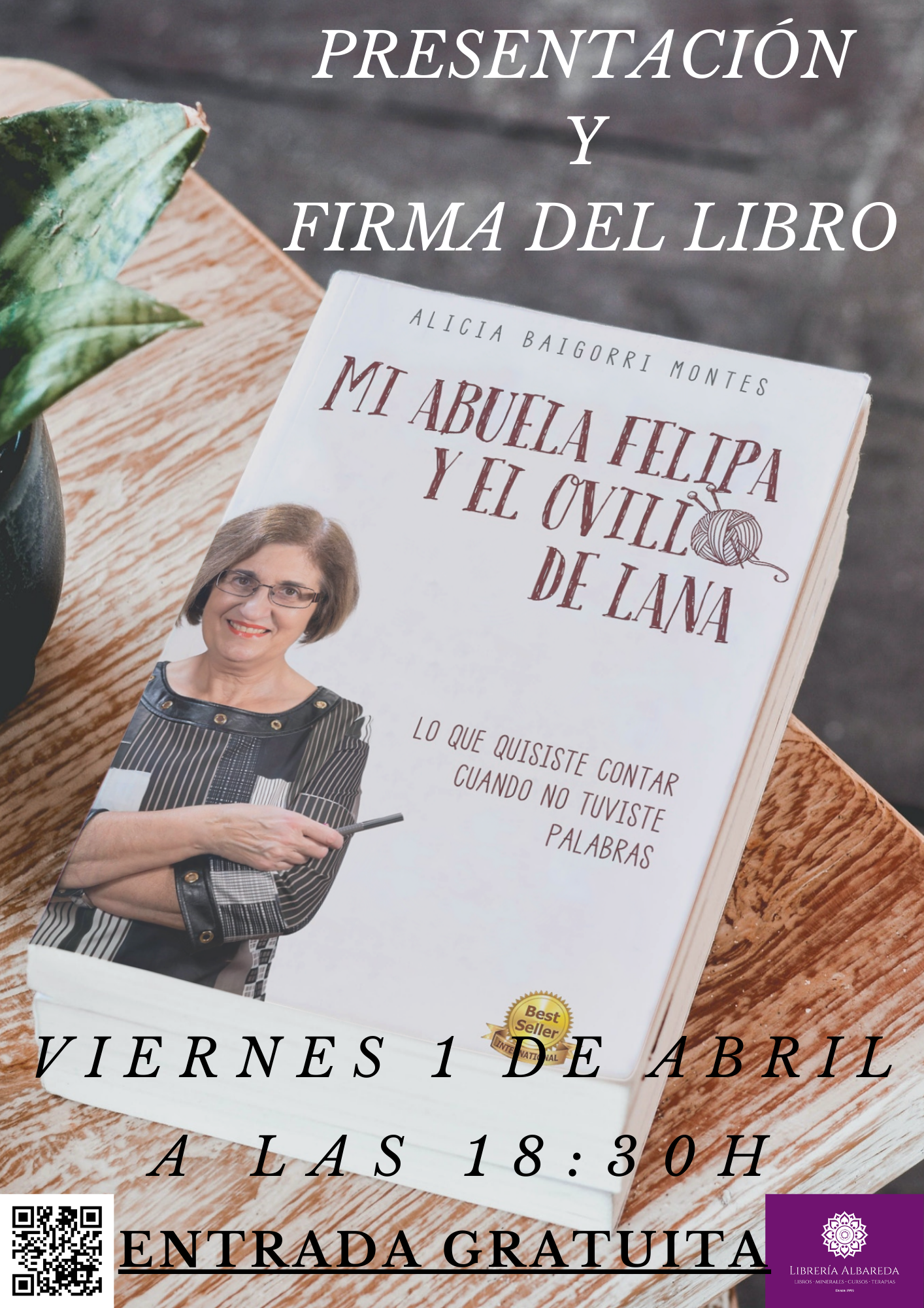 Alicia Baigorri presenta Mi abuela Felipa y el ovillo de lana