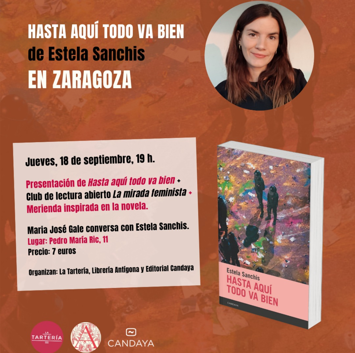 Estela Sanchis presenta 'Hasta aquí todo va bien'