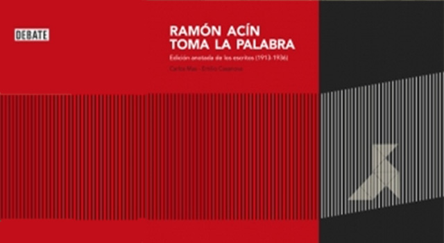 Ramón Acín toma la palabra en Zaragoza