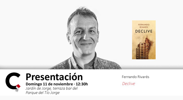 Fernando Rivarés presenta Declive en el parque del Tío Jorge