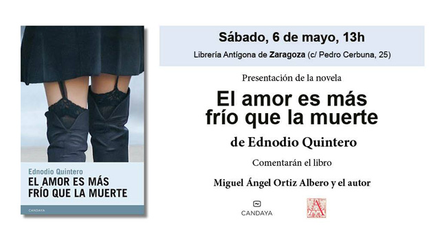 Ednodio Quintero presenta El amor es más frío que la muerte