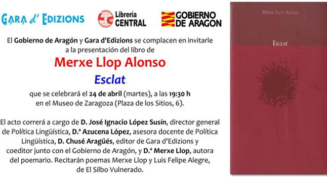 Merxe Llop Alonso presenta Esclat en el Museo de Zaragoza