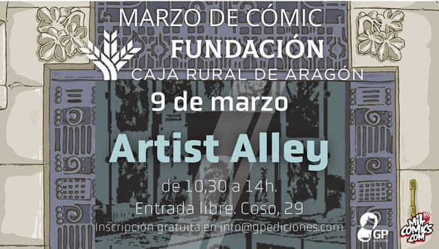 Artist Alley, muestra del jóven valor emergente en Marzo mes del cómic