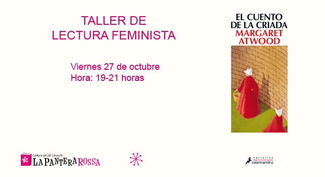 Taller de lectura feminista con El cuento de la criada