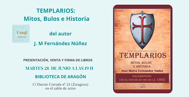  José María Fernández Núñez presenta Templarios. Mitos, bulos e historia