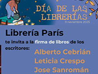 Día de las librerías en librería París