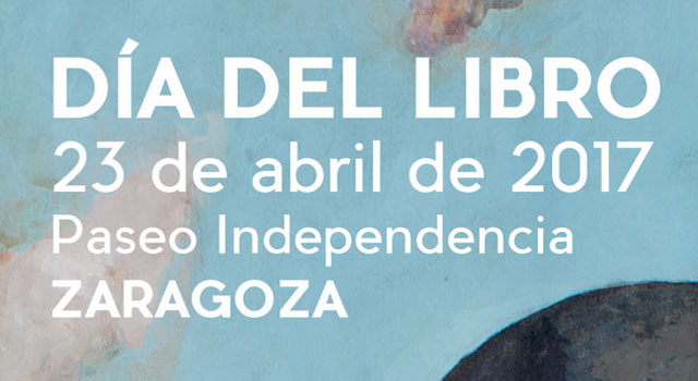 Leer te hace pensar. Cartel del Día del Libro en Zaragoza