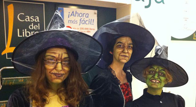 Las brujas conquistan Casa del Libro de Zaragoza