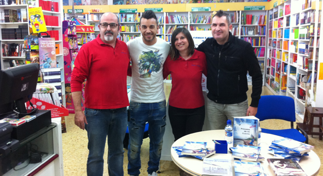 Sergio Contreras y Soriano Pinzón en Librería Central